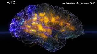 Dr Hubermans Pure 40 HZ Binaural beats The Frequency for FOCUS and CONCENTRATION [upl. by Marsiella]