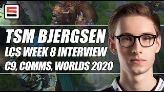 TSM Bjergsen Interview Match Against C9 Team Communication Worlds Bubble  ESPN ESPORTS [upl. by Lehte]