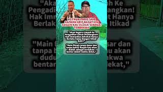 HOTMAN PARIS SAID RIZMAN NASUTION RASAIN KAU DUDUK SEBAGAI TERDAKWA news shortvideo faktaunik [upl. by Arvell]