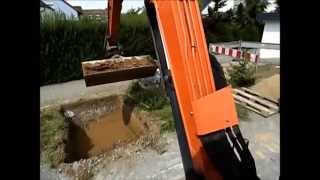 Bagger fahren Inside  Excavator and excavator driving [upl. by Mylo467]