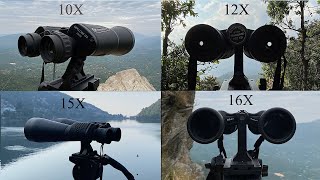 Celestron 10X50 Vs Vangaurd 12X50 Vs Skymaster 15X70 Vs Nikon 16X50 Binoculars  Which is the Best [upl. by Eseilanna193]