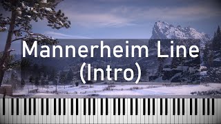 Mannerheim Line Intro  WoT OST Piano [upl. by Nattie455]