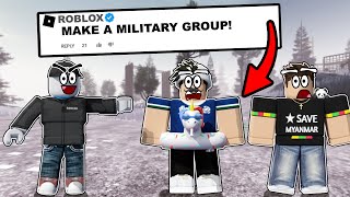 We Recreated Our ROBLOX Military Group From SCRATCH [upl. by Ahsitel450]