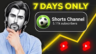 Can I Monetize My Shorts Channel in Just 7 Days Copy Paste [upl. by Annaitsirhc700]