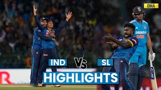 India Vs Sri Lanka Highlights 3rd ODI SL Beat IND By 110 Runs SL Won The Series By 20 [upl. by Haeel]