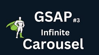 Mastering Animations with GSAP Part 3 Infinite Carousel gsap gsapanimation javascript carousel [upl. by Dressel]