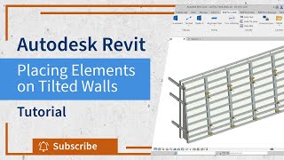 BIM²form Tips amp Tricks How to place Formwork on Tilted Walls  BIM² [upl. by Schalles]