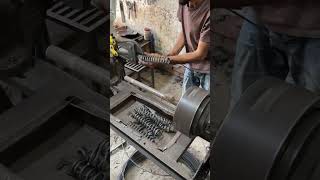 How Springs Are Made Expert Turning on a Lathe SpringMaking LatheMachine SkilledCraftsmanship [upl. by Megdal]