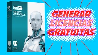 COMO GENERAR Y ACTIVAR LICENCIAS ESET NOD 32 ANTIVIRUS GRATIS POR 30 DIAS  LICENCIAS ORIGINALES [upl. by Katlaps]