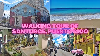 Walking Tour of Santurce Puerto Rico Calle Loiza La Placita Ocean Park [upl. by Euqirrne]