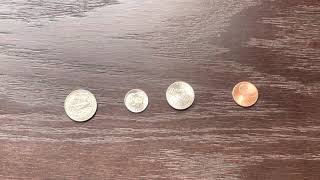 How to Tell Coins Apart  Quarter Dime Nickel and Penny [upl. by Anastasio]