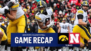 Iowa hits GAME WINNING field goal as time EXPIRES to beat Nebraska I Game Recap I CBS Sports [upl. by Aurlie165]