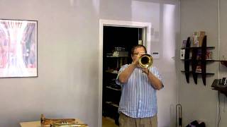 Couesnon Flugelhorn demonstration Austin Custom Brass [upl. by Lona]