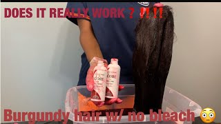 DYING 1B HAIR WITHOUT BLEACHWATER COLOR METHOD [upl. by Chilson]