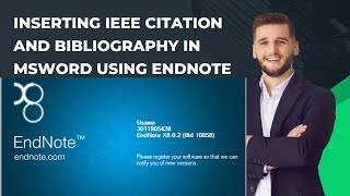 how to insert IEEE citation and bibliography in msword using endnote  ieee citation using endnote [upl. by Newra]