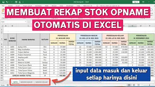 Cara Membuat Rekap Barang di Excel Otomatis [upl. by Ahsim616]