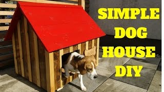 Simple amp fast dog house build [upl. by Ssew]