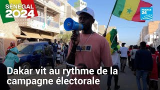 Présidentielle au Sénégal  Dakar vit au rythme de la campagne électorale • FRANCE 24 [upl. by Keenan604]