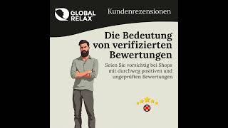 Sehen Sie sich die mehr als 3000 verifizierten Bewertungen von GLOBAL RELAX auf Google oder Amazon [upl. by Arayc]