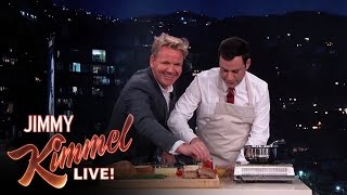 Inhaled Weed Smoke Jimmy Kimmel Show [upl. by Airahs129]