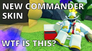 NEW PATRIOT COMMANDER SKIN SHOWCASE  Roblox TDS [upl. by Noyk]