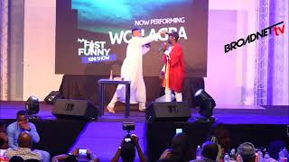 WOLI AGBA STAGE PERFORMANCE Fastampfunny with SeyiLaw [upl. by Ahsilam]