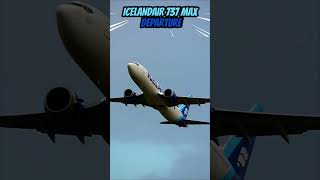 ICELANDAIR 737 MAX DEPARTURE Orlando Intl Airport aviation planespotting new [upl. by Duke983]