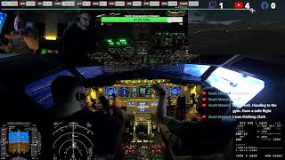 Flying around Europe on VATSIM with Karl  XPlane 12 [upl. by Alcot]