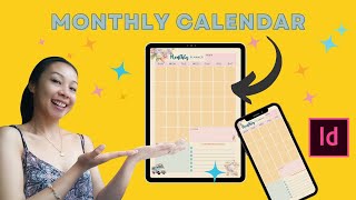 Adobe InDesign Tutorial Design Professional Monthly Calendars Easily [upl. by Care33]