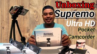 Supremo Ultra HD Pocket Action Camera Unboxing  Del Masio [upl. by Serrano]