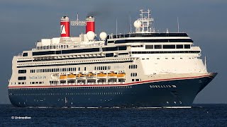 BOREALIS  maiden call of the Fred Olsen Cruise Lines ship in Germany  4KQualityVideo [upl. by Fleurette]