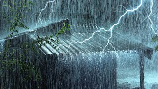 Rain Thunder Sounds for Sleeping  99 Instantly Fall Asleep with Heavy Rainstorm amp Powerful Thunder [upl. by Anitram]