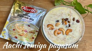 Aachi Semiya Payasam Mix Recipe Aachi Semiya Payasam  Aachi Vermicelli kheer Mix  Aachi Payasam [upl. by Ecidna]