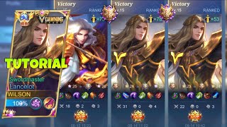 HOW TO  LANCELOT  FULL GAMEPLAY TUTORIAL  BEST TIPS amp TRICKS 2023  PERFECT BUILD amp ROTATION [upl. by Mcnamara]