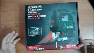 UNBOXING SEGHETTO A PENDOLO ALTERNATIVO PARKSIDE PSTD 800 B2 LIDL [upl. by Alliuqet544]