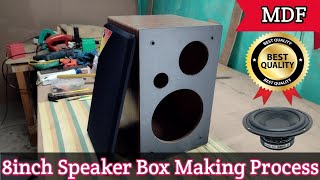 how to make speaker box 🔊 speaker box making [upl. by Deedahs]