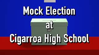 Mock Election Held at Cigarroa High School [upl. by Inus]