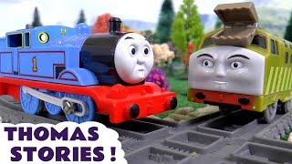 Fun Thomas and Friends Toy Train Stories with Diesel 10 [upl. by Ardnasela]