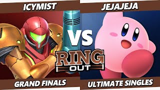 Ring Out GRAND FINALS  IcyMist Samus Vs JeJaJeJa Kirby Smash Ultimate  SSBU [upl. by Yuma]