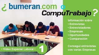 Computrabajo o Bumeran  Conseguí trabajo en empresas Buenos Aires Información [upl. by Nil426]