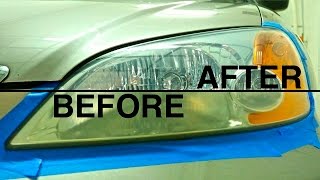 How to Fix Foggy Headlights 3 Different Methods Honda Civic [upl. by Akinhoj]