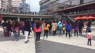 zing zing zingat flashmob at Sergels Torg Stockholm Sweden [upl. by Moyra674]