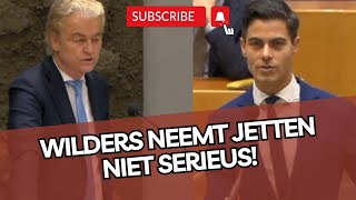 Hilarisch Wilders neemt Jetten niet serieus Is dit reclame [upl. by Lletnom]