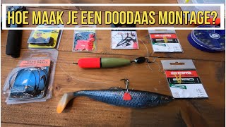 Hoe maak je een doodaas montage simpele montage voor snoekvissen [upl. by Aramaj]