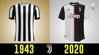 All Juventus Football Kits History 1943  2020 ⚽ Juventus Shirts History ⚽ Footchampion [upl. by Ferdinand]