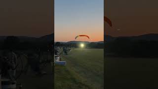 Powrachute Airwolf powered parachute Roller FlyIn 2024 [upl. by Yrtua]