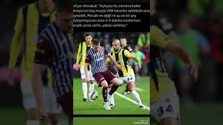 SOFYAN AMRABAT PENALTIYSA VERİLİR DEĞİLSE VERİLMEZ [upl. by Piscatelli]