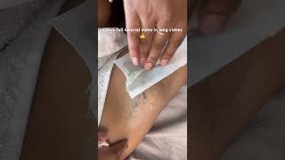 Satisfying underarm waxing results underarmwaxing eyebrows waxing shorts winnipeg viral [upl. by Ettelloc831]