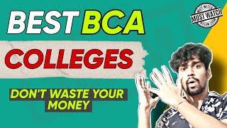 Top Best BCA Colleges In India 2022  Placement  Fees  Best Gov BCA College  BCA KA BANDA [upl. by Caras]