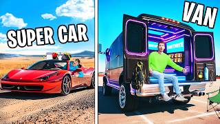 ULTIMATE CAR SLEEPOVER Budget Challenge [upl. by Aleacim]